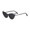 Fendi FF 0356/S-807/IR Black Cat-Eye Grey Lens Propionate Sunglasses