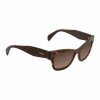 Prada PR29R 2AU3DO Havana Square Gradient Grey Lens Women's Sunglasses