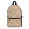 Backpack Work/school/leisure - Waterproof, Beige And Brown Tree Sketch Line Art